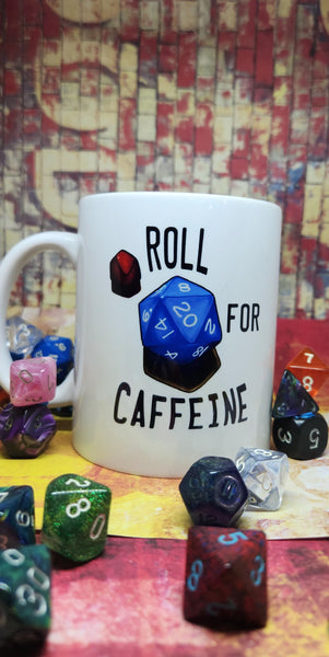 Roll for Caffeine mug