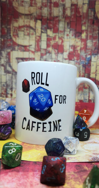 Roll for Caffeine mug