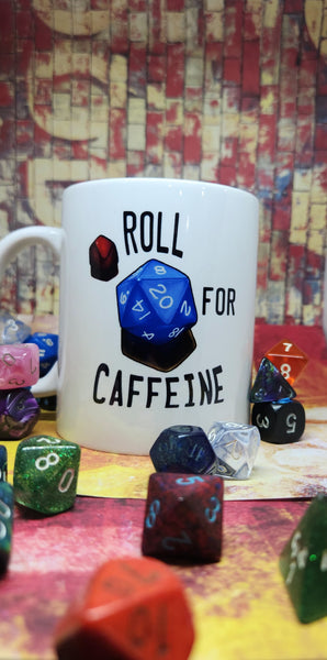 Roll for Caffeine mug