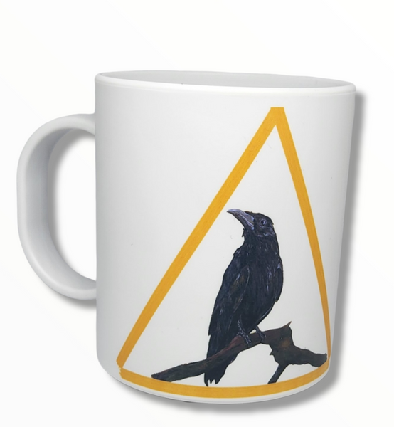 Campfire Crow Mug plastic mug