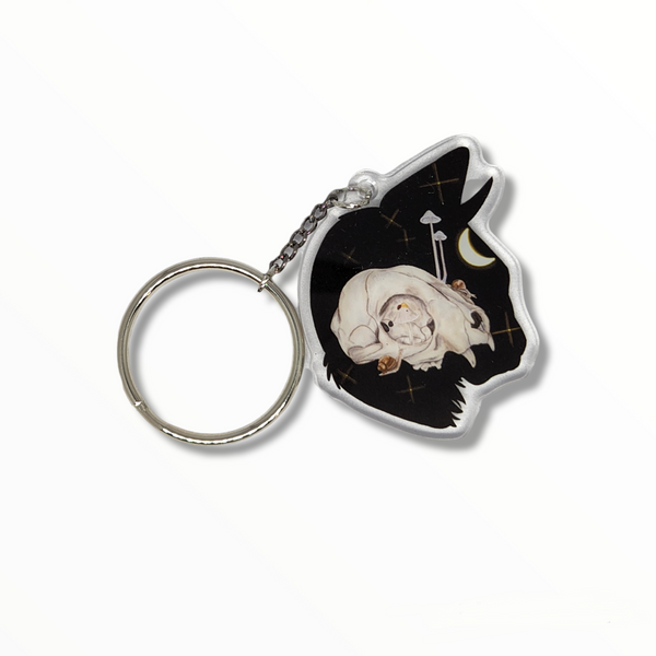 Dead Kitty Keychain