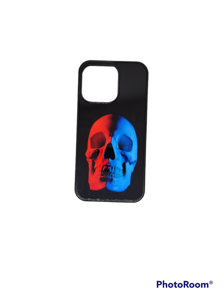 Red Blue Skull