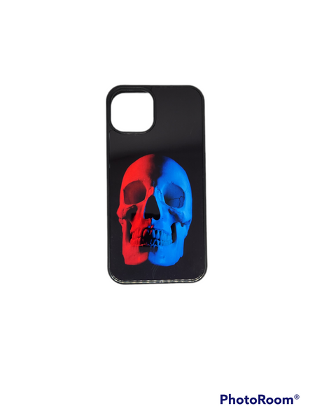 Red Blue Skull