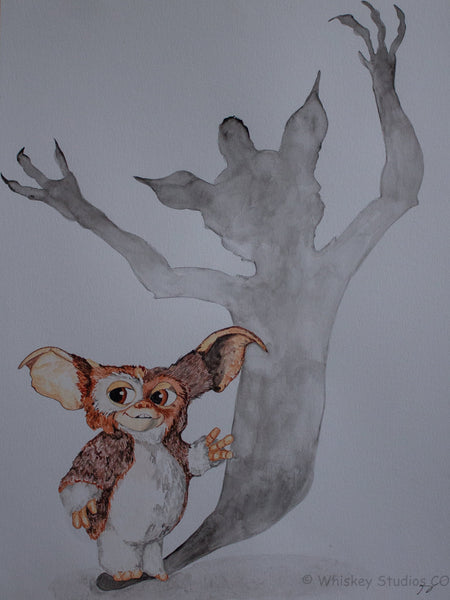 Gizmo on Water Color