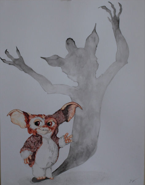 Gizmo on Water Color