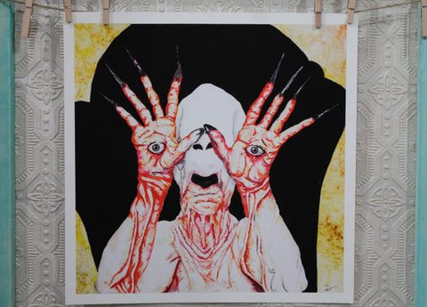 The Pale Man water Color Print